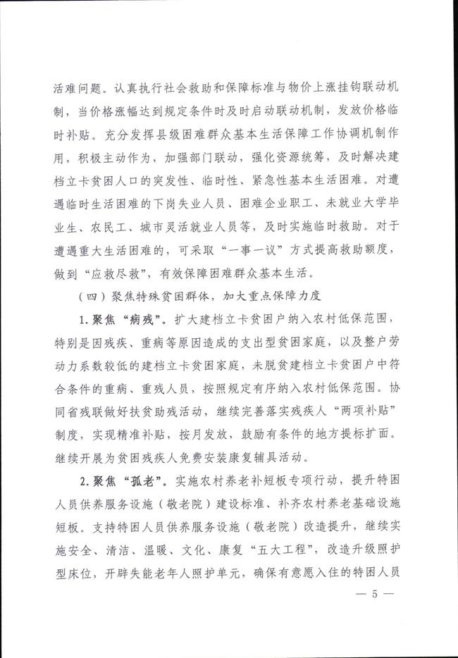 河南省民政廳關于鞏固脫貧成果有效防止返貧的實施意見_00005